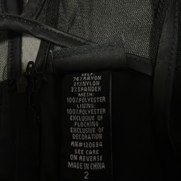 Torrid Formal Black Sleeveless Shirt size 2 - Picture 4 of 4